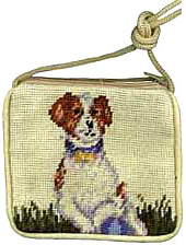 A needlepoint Jack Russell Terrier Coin Purse is a unique and stylish accessory for the Jack Russell Lover!